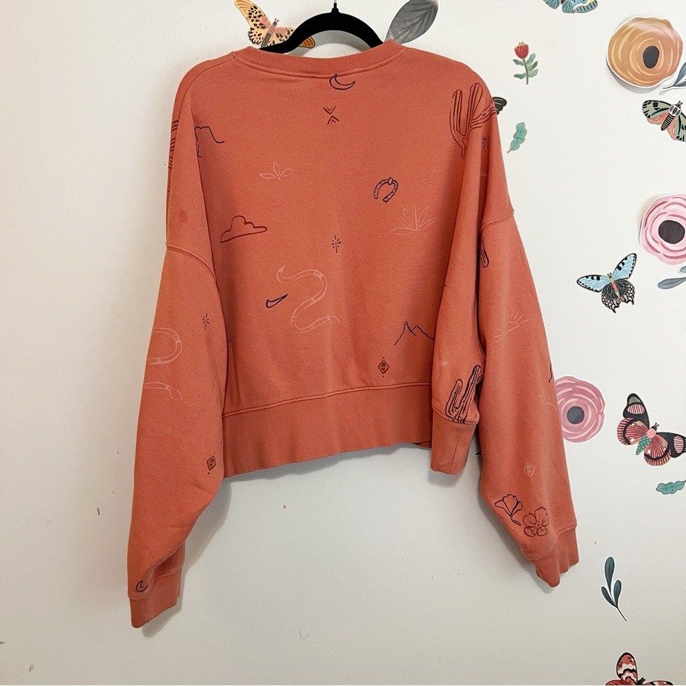 Nike Desert Print Raglan Sweatshirt L - Picture 5 of 9
